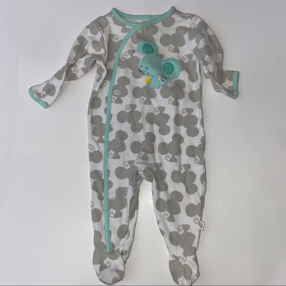 Girls 4 PC Sleeper Lot 3-6M Gerber First Moments - Picture 4 of 4